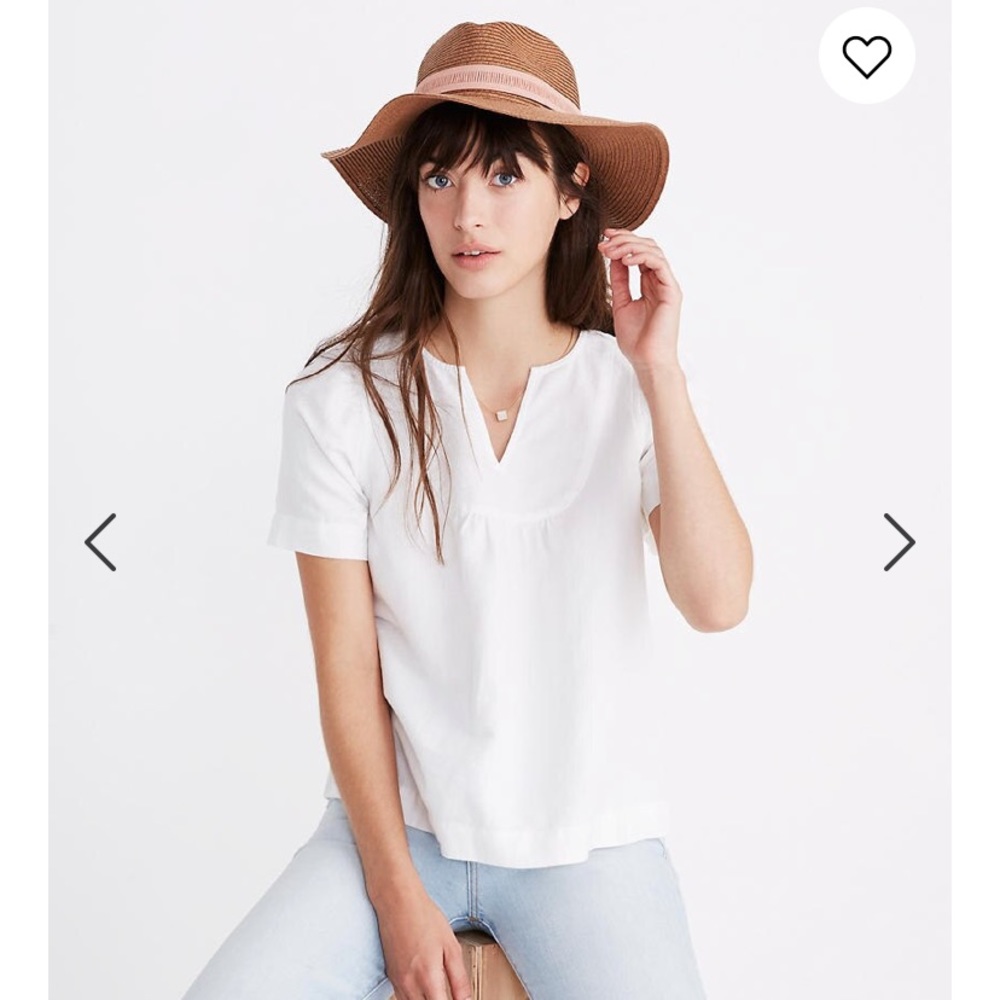 Madewell Popover Swing Top